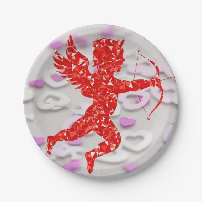 Valentinstag der Teller (Vorderseite)