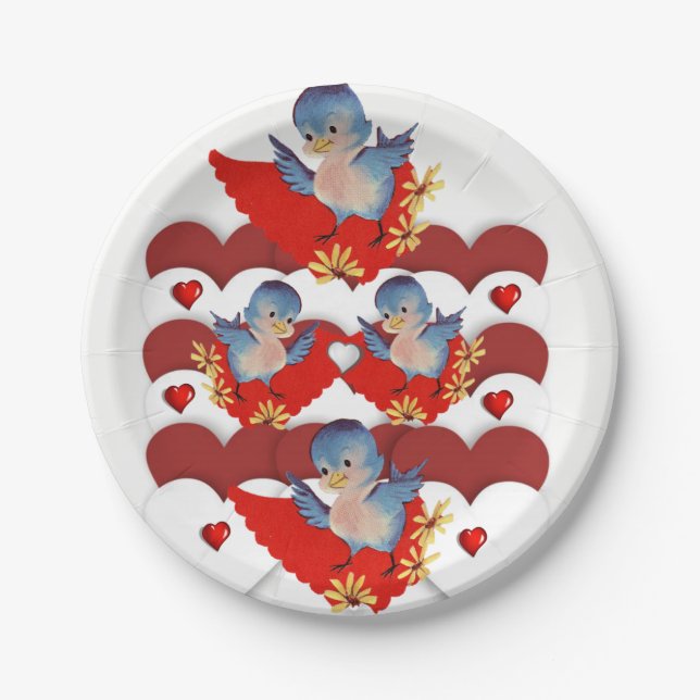 Valentinstag der Teller (Vorderseite)