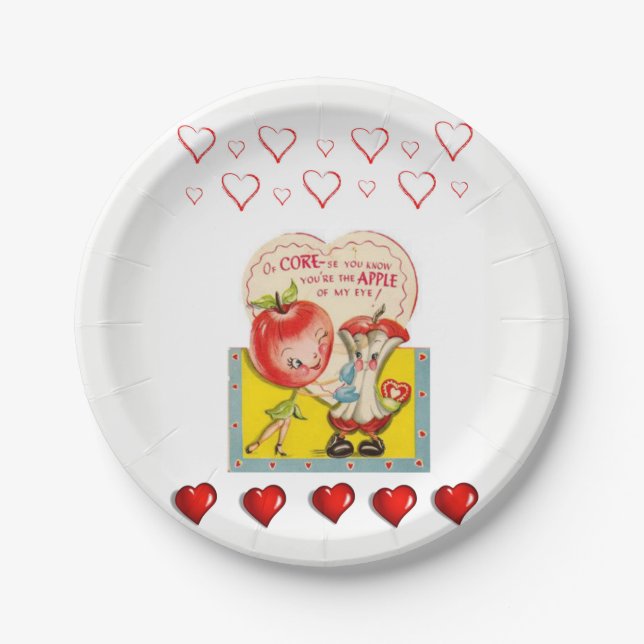 Valentinstag der Teller (Vorderseite)