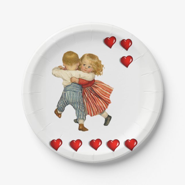 Valentinstag der Teller (Vorderseite)