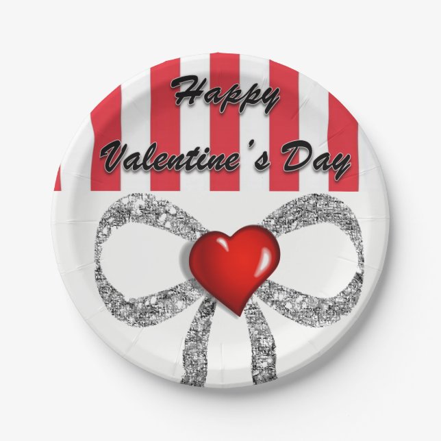 Valentinstag der Teller (Vorderseite)