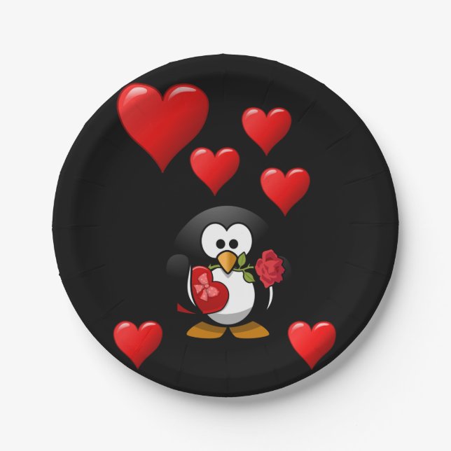 Valentinstag der Teller (Vorderseite)