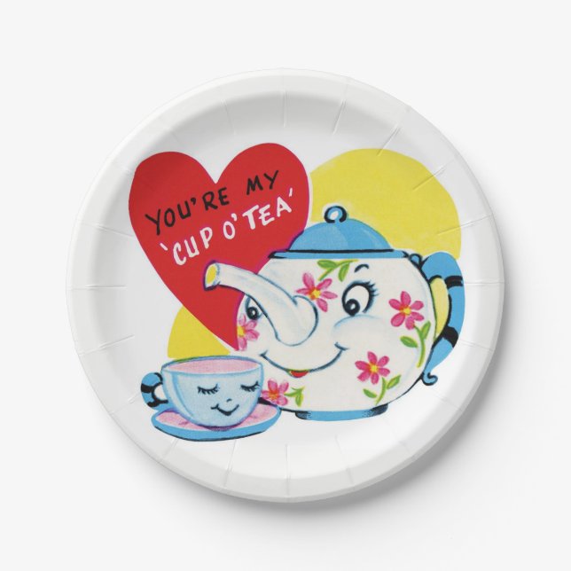 Valentinstag der Teller (Vorderseite)