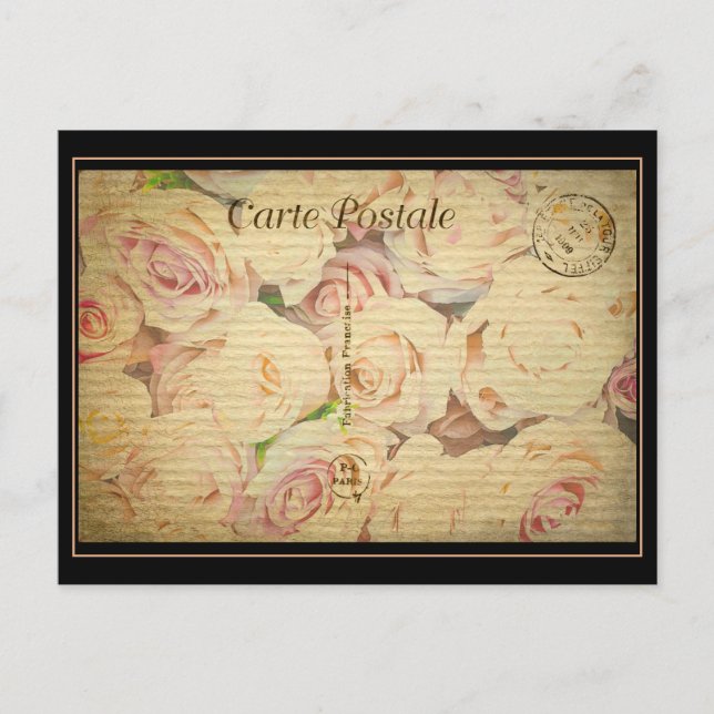 Valentinstag der Vintagen Postkarte (Vorderseite)