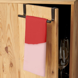 Valentinstag des großen Herzens Geschirrtuch