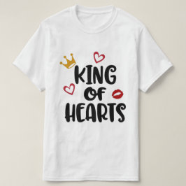 Valentinstag des Herzens - Rot/Weiße Liebe T-Shirt
