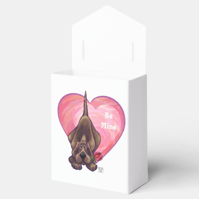 Valentinstag des Hundes Geschenkschachtel (Geöffnet)
