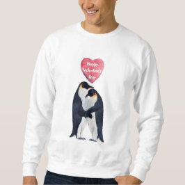 Valentinstag des Kaisers Pinguins Sweatshirt