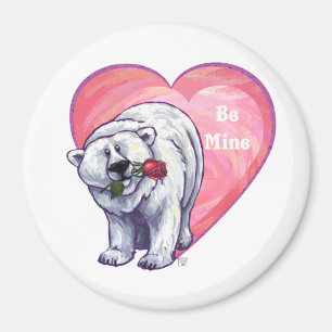 Valentinstag des Polarbären Magnet