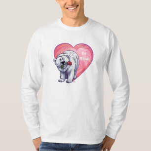 Valentinstag des Polarbären T-Shirt