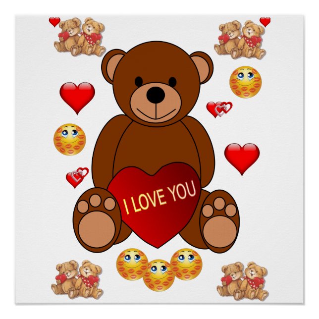 Valentinstag des Posters Poster (Vorderseite)