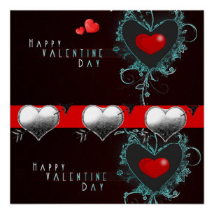 Valentinstag des Posters Poster