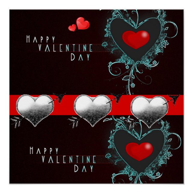 Valentinstag des Posters Poster (Vorderseite)