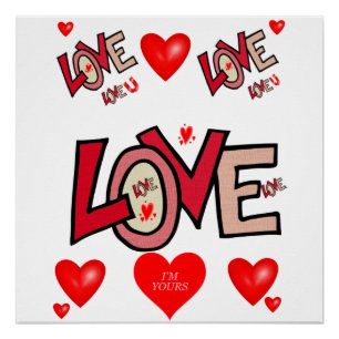 Valentinstag des Posters Poster