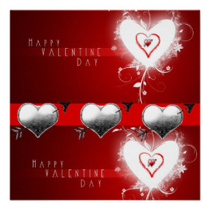 Valentinstag des Posters Poster