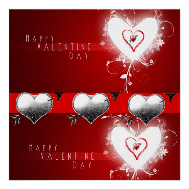 Valentinstag des Posters Poster (Vorderseite)
