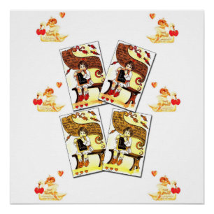 Valentinstag des Posters Poster