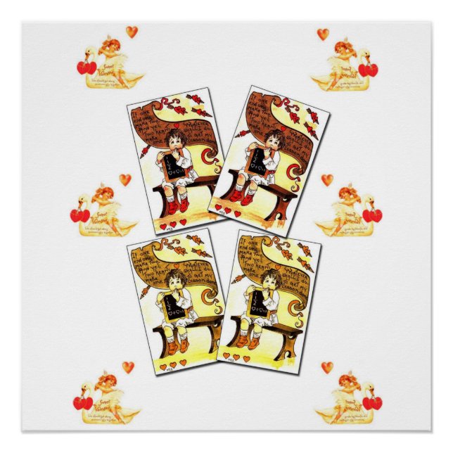 Valentinstag des Posters Poster (Vorderseite)