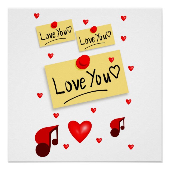 Valentinstag des Posters Poster (Vorderseite)