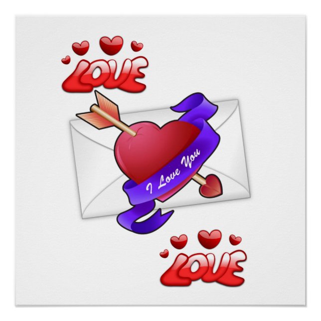 Valentinstag des Posters Poster (Vorderseite)
