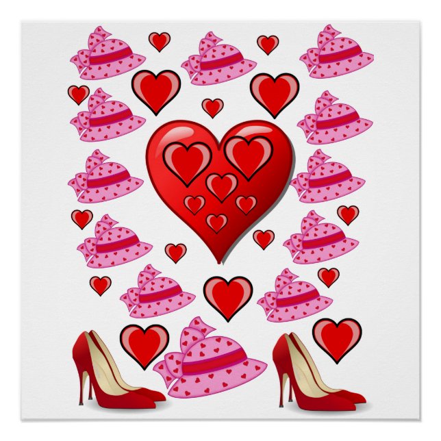 Valentinstag des Posters Poster (Vorderseite)