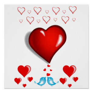 Valentinstag des Posters Poster