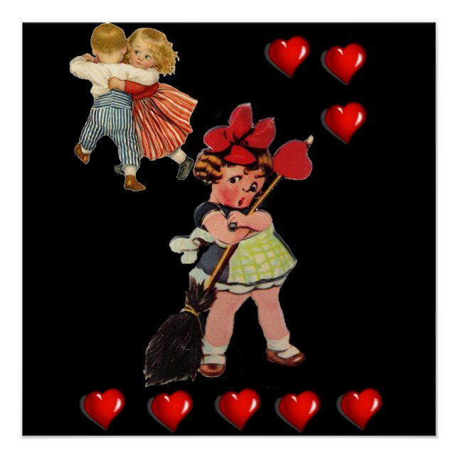 Valentinstag des Posters Poster (Vorderseite)