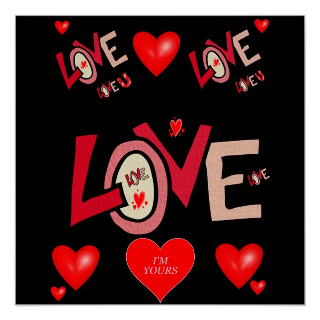 Valentinstag des Posters Poster (Vorderseite)