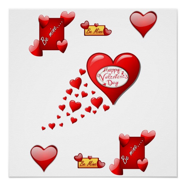 Valentinstag des Posters Poster (Vorderseite)