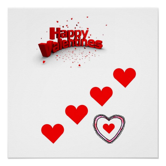 Valentinstag des Posters Poster (Vorderseite)