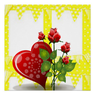 Valentinstag des Posters Poster