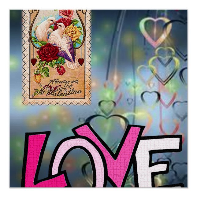 Valentinstag des Posters Poster (Vorderseite)