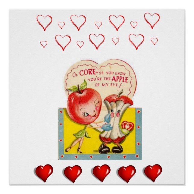 Valentinstag des Posters Poster (Vorderseite)