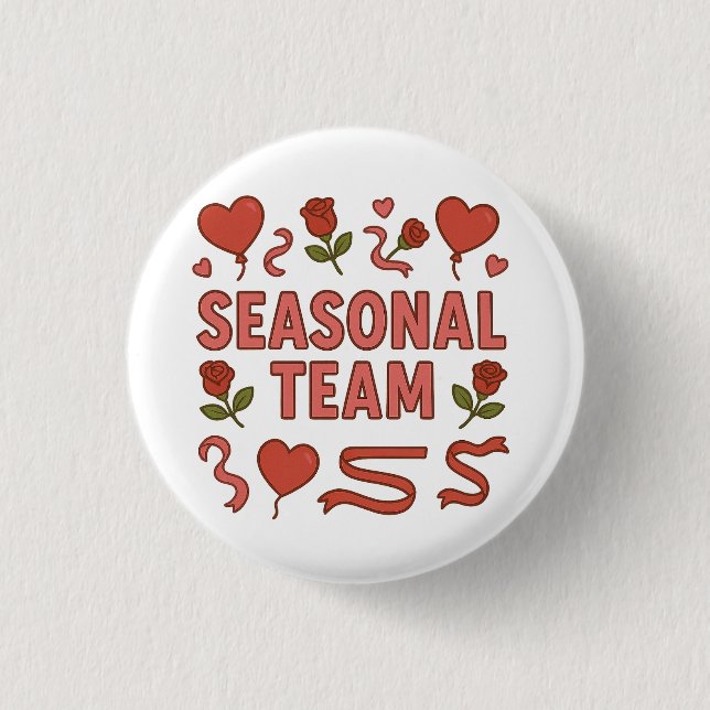 Valentinstag des Saisonteams Button (Vorderseite)