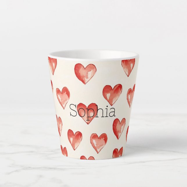 Valentinstag des Süßen Herzens Milchtasse (Vorderseite)