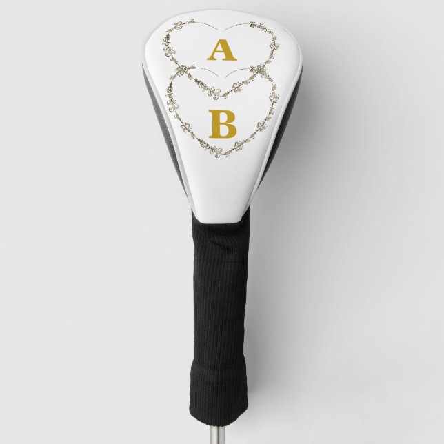 Valentinstag Designgeschenk Golf Headcover (Vorderseite)