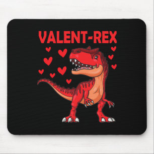Valentinstag Dinosaurier Trex T Rex Junge Kinder M Mousepad