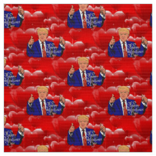 Valentinstag Donald Trumpf Stoff