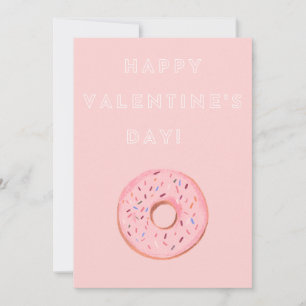 Valentinstag Donut Karte