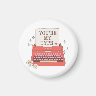 Valentinstag Du bist mein Typ Magnet