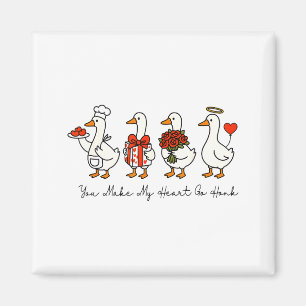 Valentinstag, du bringst mein Herz zum Hupen, lust Magnet