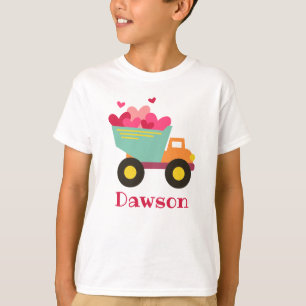 Valentinstag Dump Truck Personalisierter T - Shirt