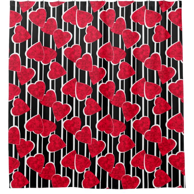 Valentinstag Duschvorhang (Vorderseite)