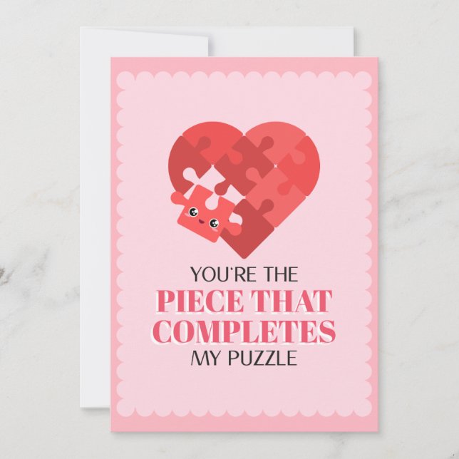 Valentinstag Einladung (Vorderseite)