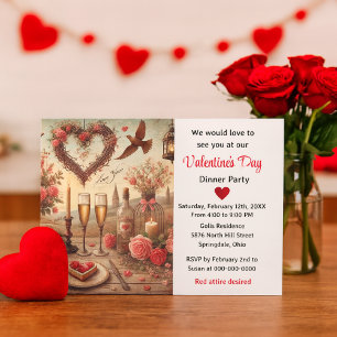 Valentinstag Einladung