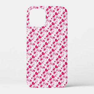 Valentinstag-Elemente Muster Case-Mate iPhone Hülle