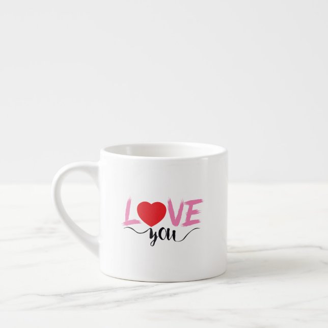 Valentinstag Espressotasse (Links)