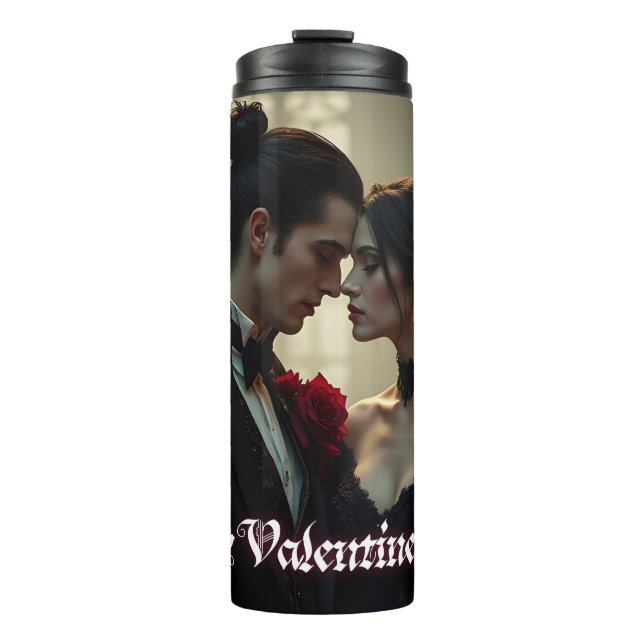 Valentinstag ewiger Leidenschaft Thermosbecher (Vorderseite)