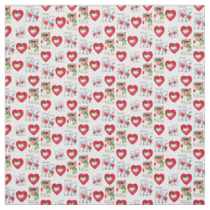 Valentinstag Fabric Stoff