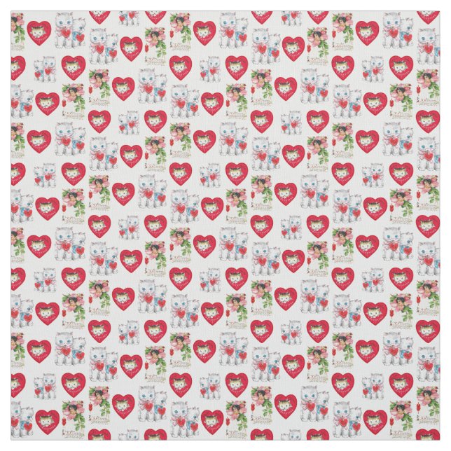 Valentinstag Fabric Stoff (Muster)